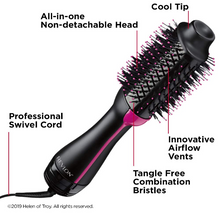 Load image into Gallery viewer, Revlon One-Step Hair Dryer & Volumizer Hot Air Brush, Black
