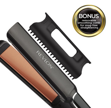 Load image into Gallery viewer, Revlon Salon Straightener Copper + Ceramic Flat Iron, 1-1/2" XL
