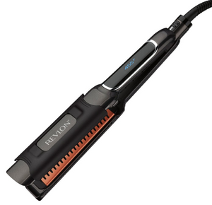 Revlon Salon Straightener Copper + Ceramic Flat Iron, 1-1/2" XL